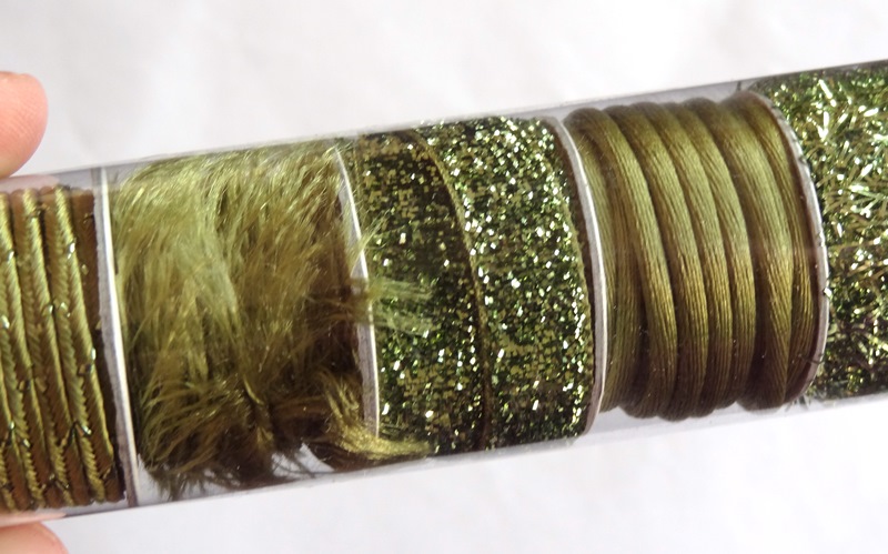 boutique scrapbooking elaia - tube de fibres vert